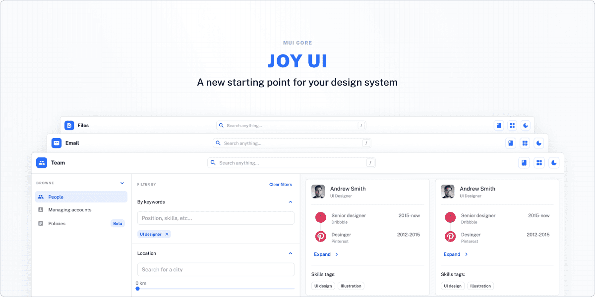 First look at Joy UI: a new starting point for your design system.